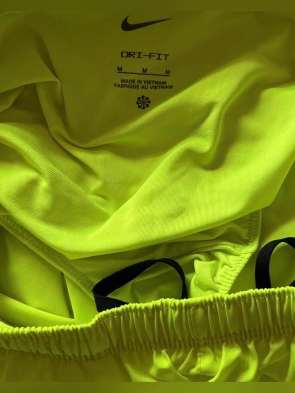 Nike Men’s Neon Yellow Athletic Shorts Dri-Fit
